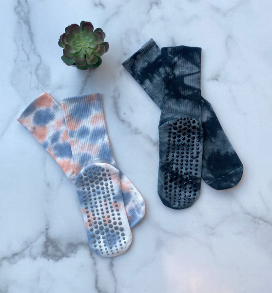 Tie-Dye Grip Socks